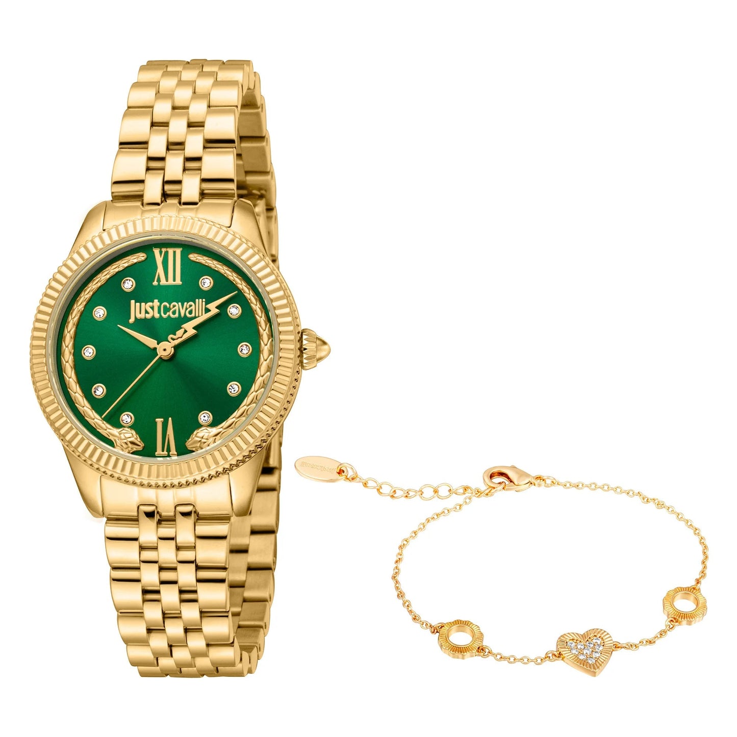 Just Cavalli SET Lovestruck Valentines Yellow Gold Green image 0