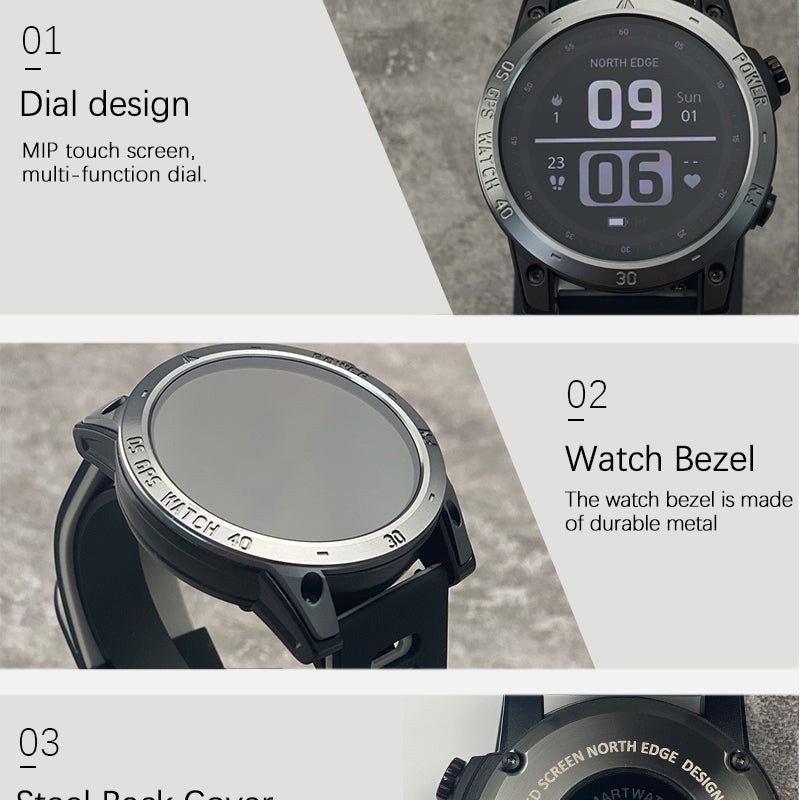 NORTH EDGE Tactical Cross Fit 3 GPS Smart Watch image 12