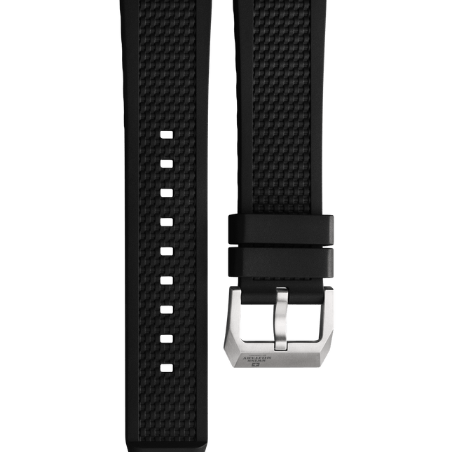 Swiss Military B.A14100.01 – Black Rubber Strap Titanium image 0