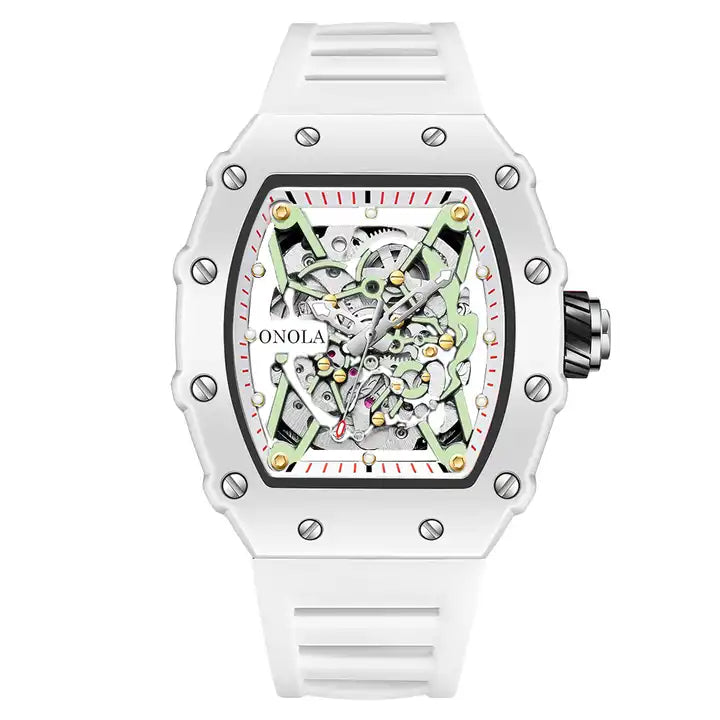 ONOLA Creed-X AUTOMATIC Watch MILK - Milk White / White image