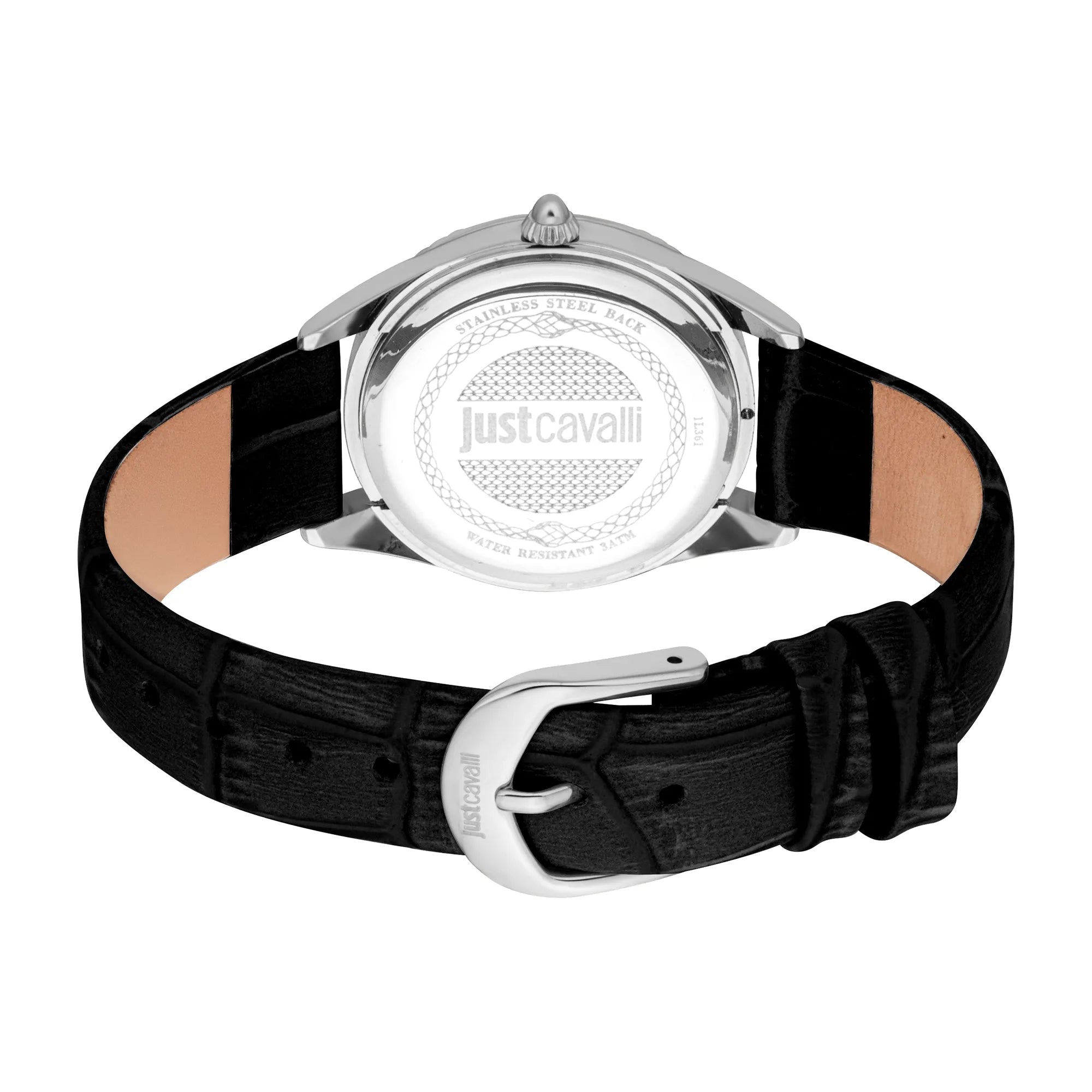 Just Cavalli SET Vittoria Glam Leather Black Light Blue image 1