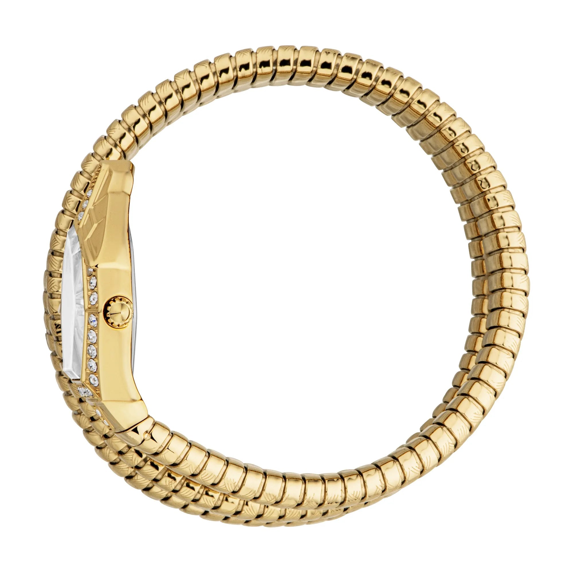 Just Cavalli Signature Snake Mesmerizing Yellow Gold Silver image 2