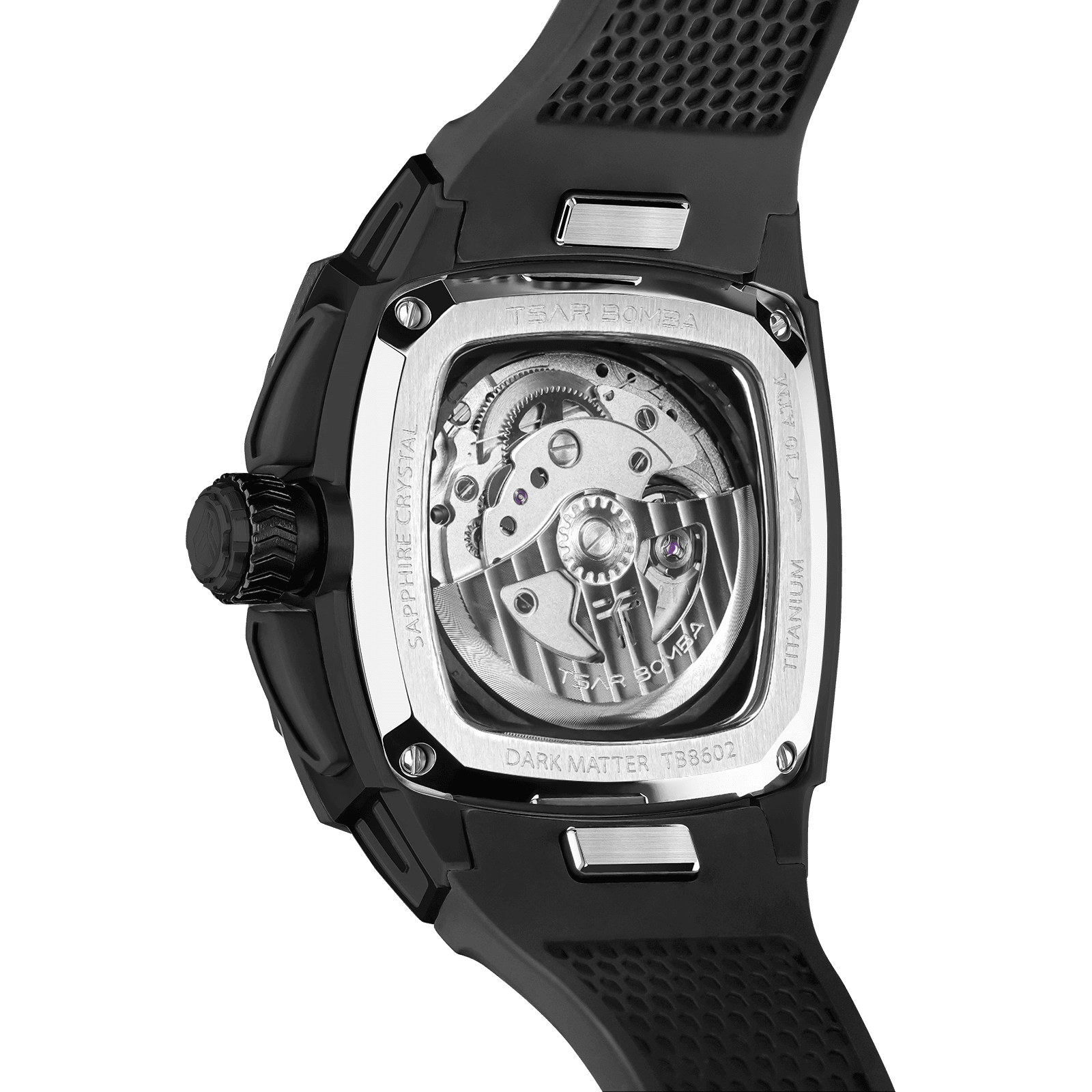 TSAR BOMBA Dark Matter 2 Carbon Fiber -Interchangeable Automatic Watch