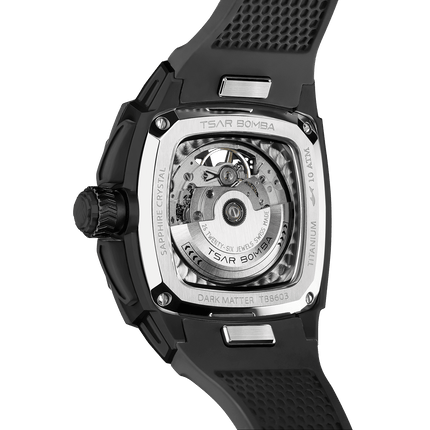TSAR BOMBA Dark Matter 3 Carbon Fiber -Interchangeable Automatic Watch