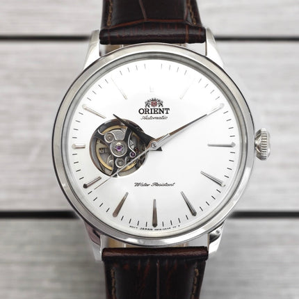 ORIENT Men's Bambino Automatic Classic Open Heart Watch RA-AG0002S image 2