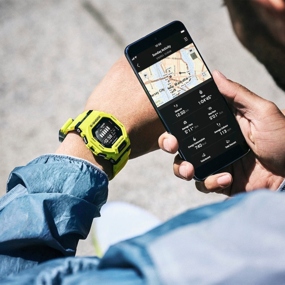 CASIO Men's G-SHOCK G-SQUAD Bluetooth Fitness Watch GBD-200UU-9ER