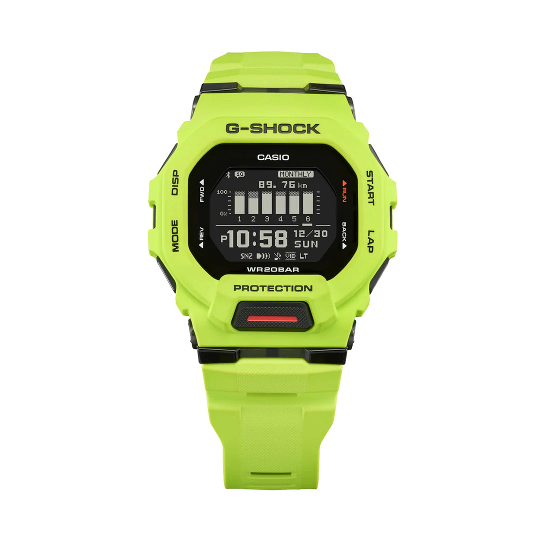CASIO Men's G-SHOCK G-SQUAD Bluetooth Fitness Watch GBD-200-9ER