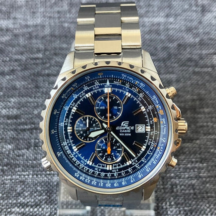 **R1.00 Auction Pilot Watch**CASIO** Men's Edifice Steel Chronograph Watch EF-527D-2AVUEF