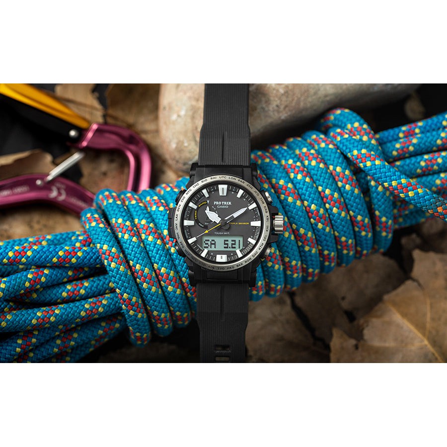 CASIO Men's PROTREK Eco-Friendly Solar Powered Watch PRW-61-1AER