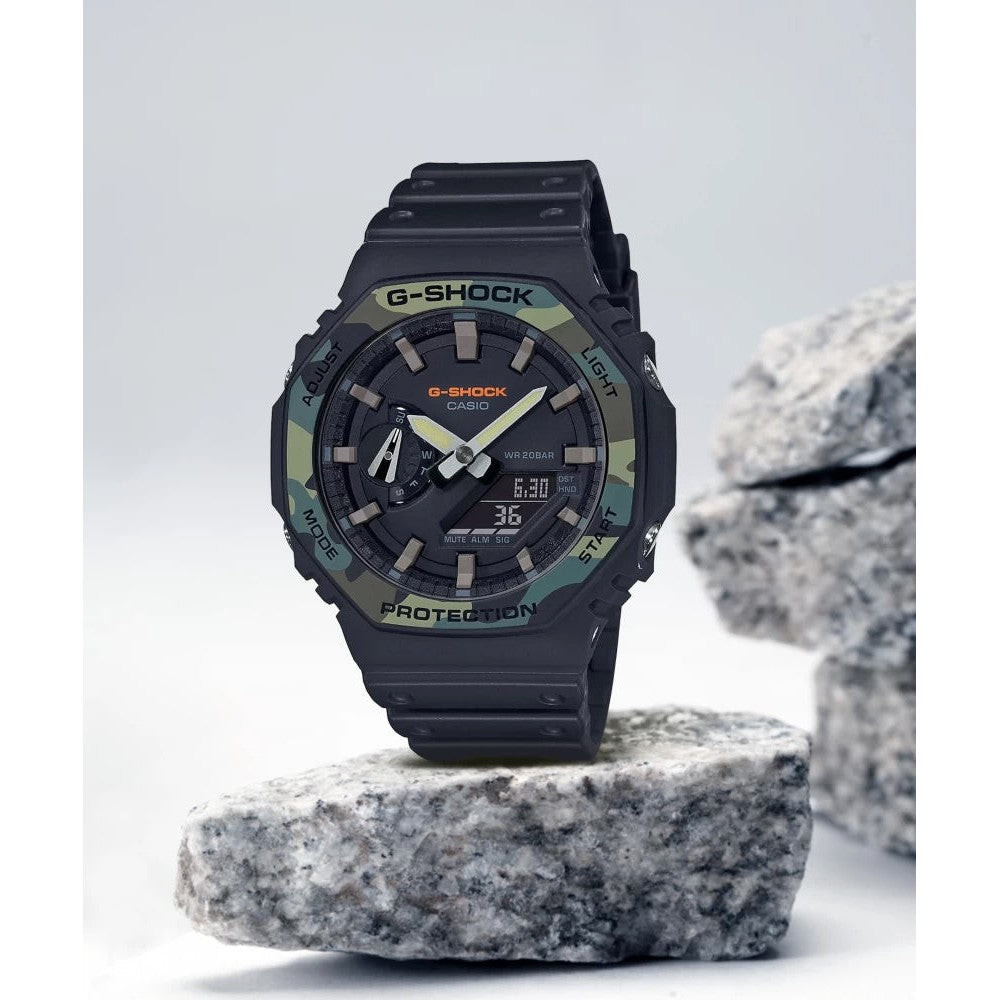 CASIO Men's G-Shock Watch GA-2100SU-1AER Camo