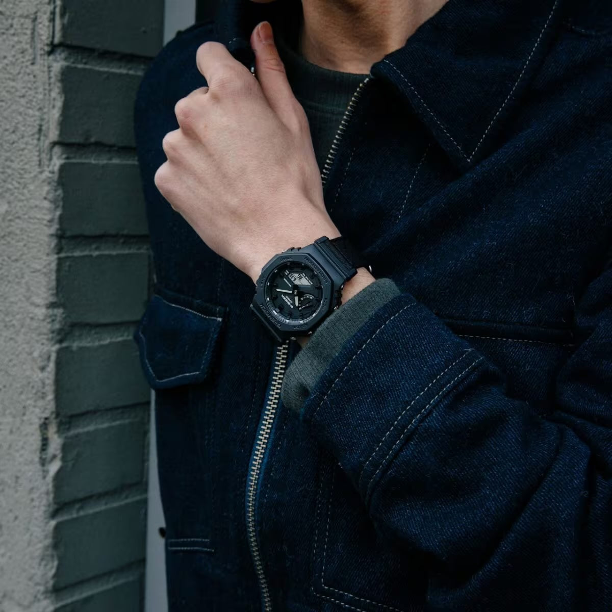 CASIO Men's G-Shock Watch GA-2100BCE-1AER Cordura Nylon Edition