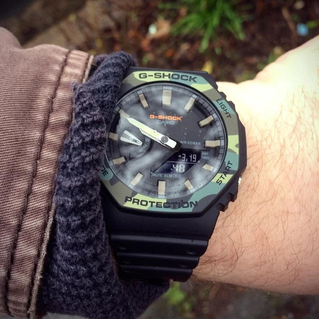 CASIO Men's G-Shock Watch GA-2100SU-1AER Camo