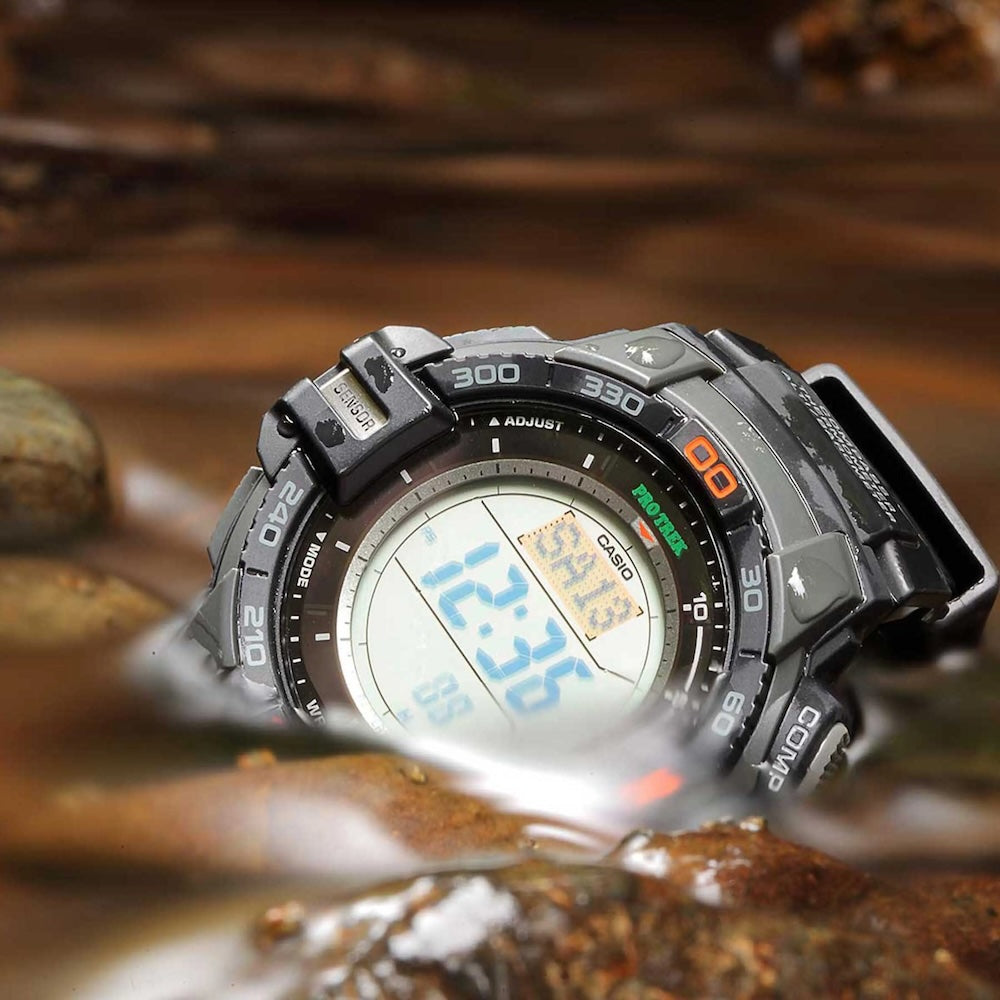 CASIO Men's Pro Trek PRG-270-1 Tough Solar Triple Sensor Multifunction Digital Sport Watch