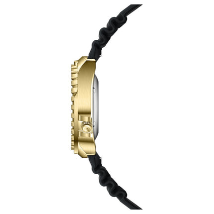 RIEDENSCHILD PRECISION INSRUMENTS GERMANY Divers Taucheruhr 1000m Helium Valve Watch Gold/Black image 3