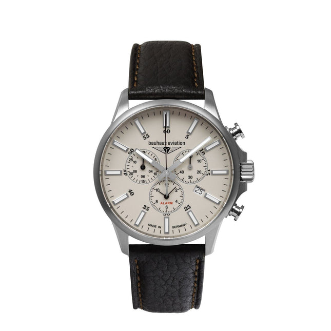 BAUHAUS AVIATION Men’s Titanium Quartz Chronograph Watch 28805 image 0