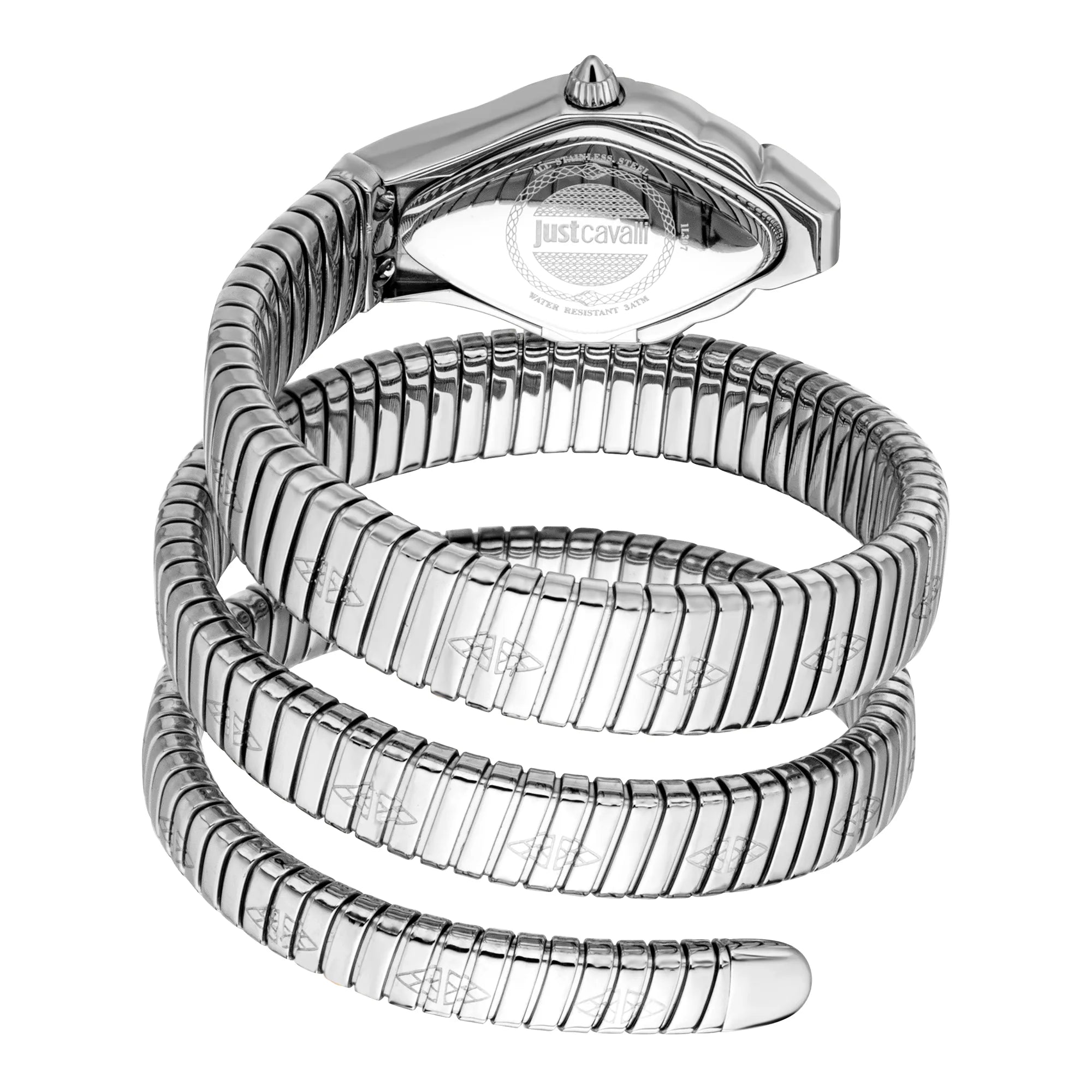 Just Cavalli Signature Snake Cristallo Silver image 1