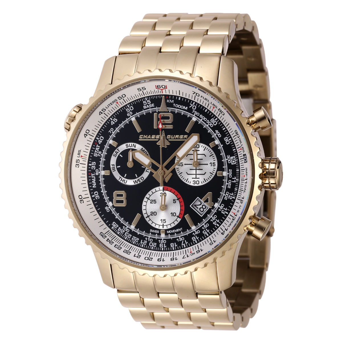 INVICTA X CHASE DURER Men's Air Pirate Pilot 49.5mm Chronograph Watch