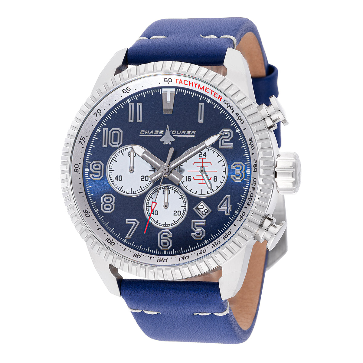 INVICTA X CHASE DURER Men's Flight Commander One Chronograph Watch Blue/Ivory