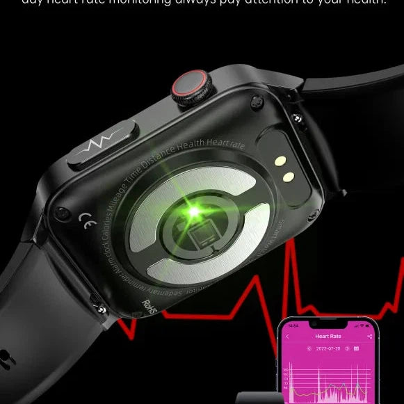 NORTH EDGE Heart Plus NHC Smart Watch Black