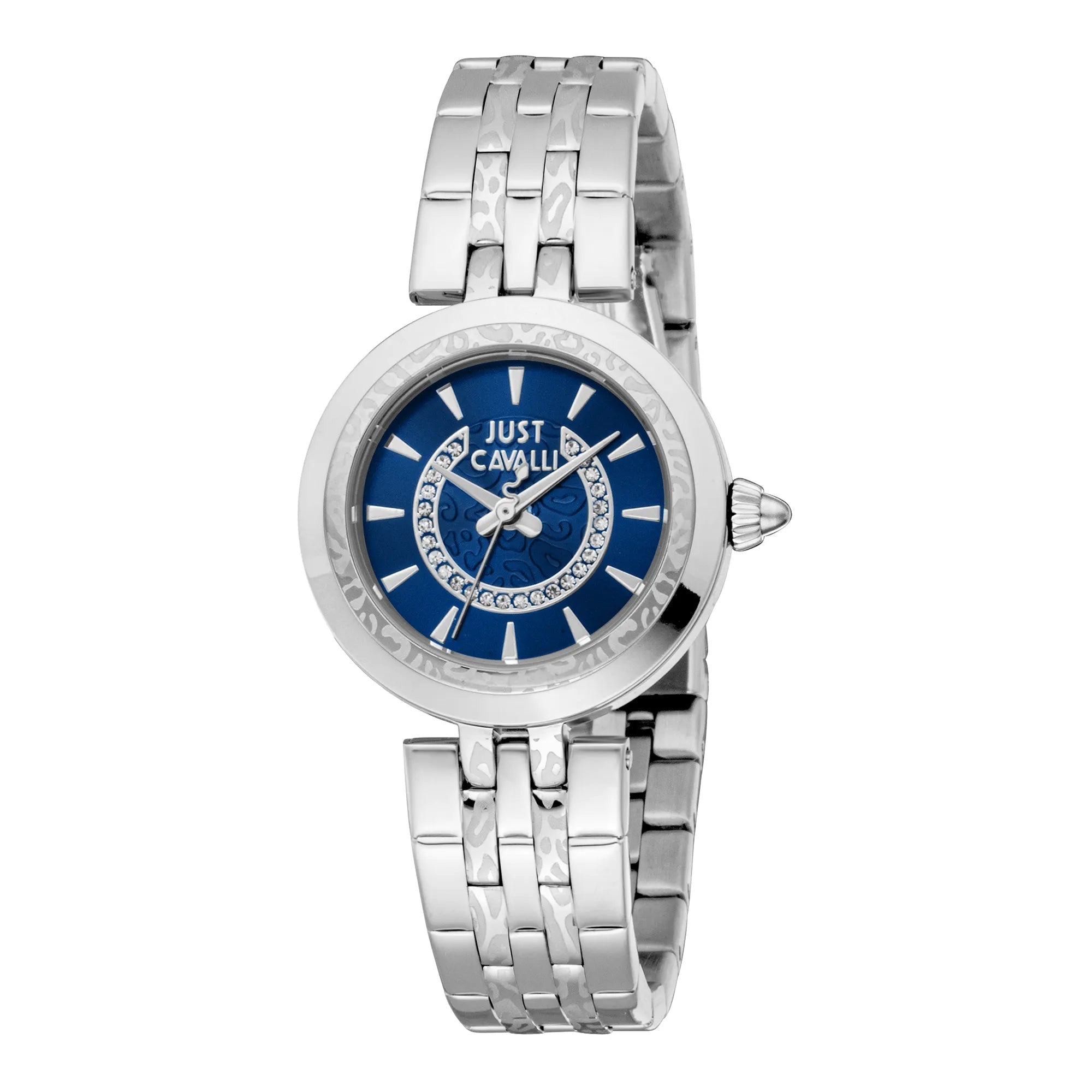 Just Cavalli Animalier Preziosa Silver Grey Night Blue image 0