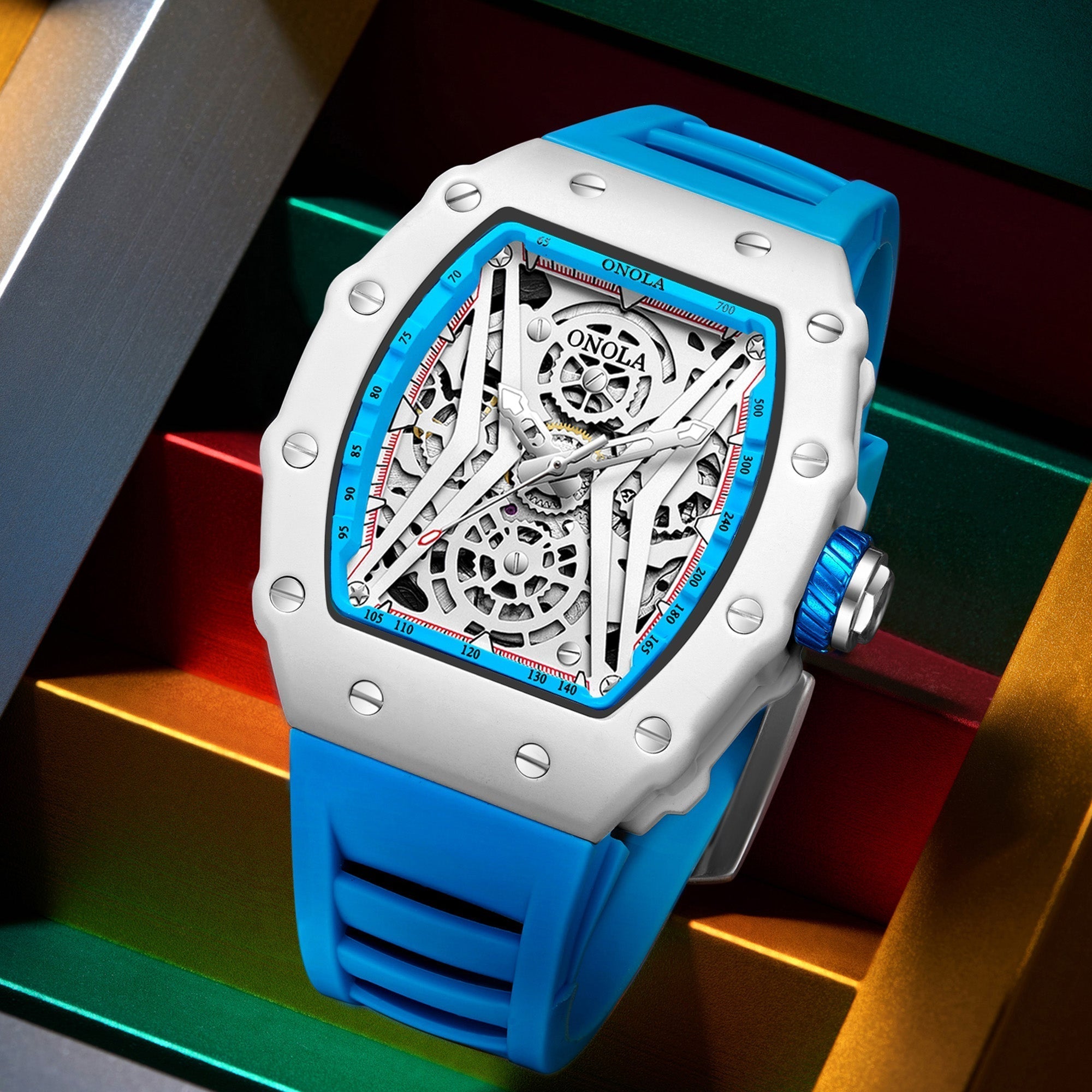 ONOLA Rhythm Automatic Mechanical Watch MILK image 2