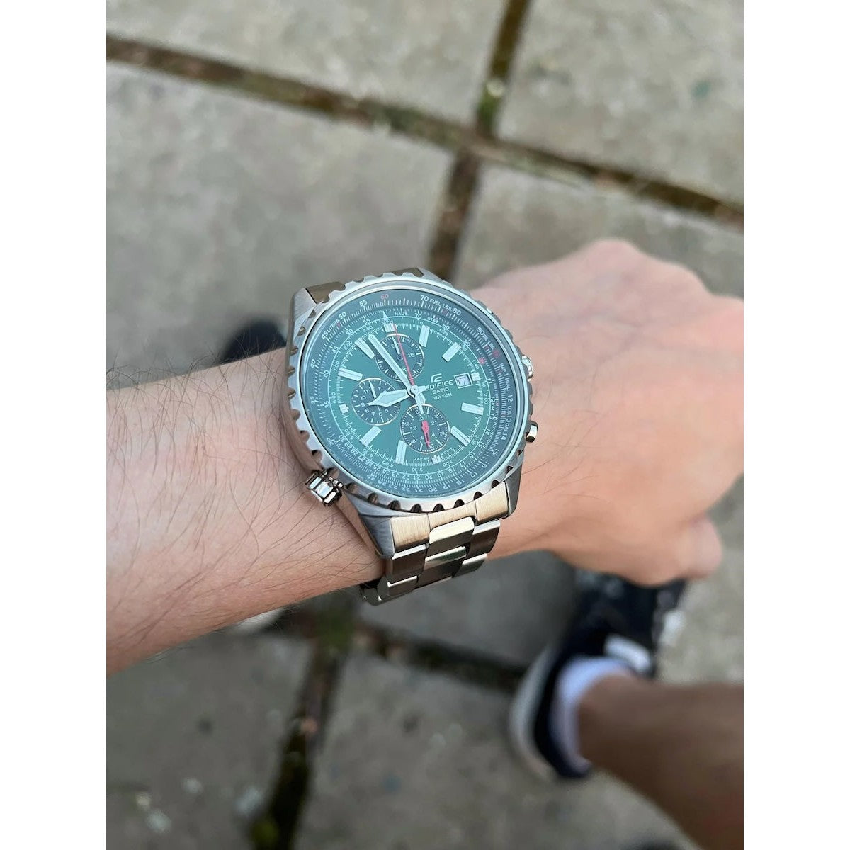 CASIO Men's Edifice Steel Chronograph Watch EF-527D-1AVEF