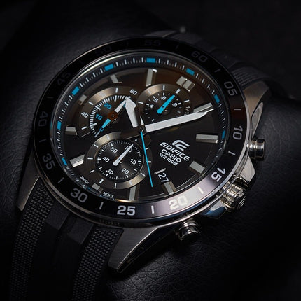**R1.00 Auction**CASIO** Men's Edifice 53mm Rare Sports Limited Chronograph Watch EFV-550P-1AV