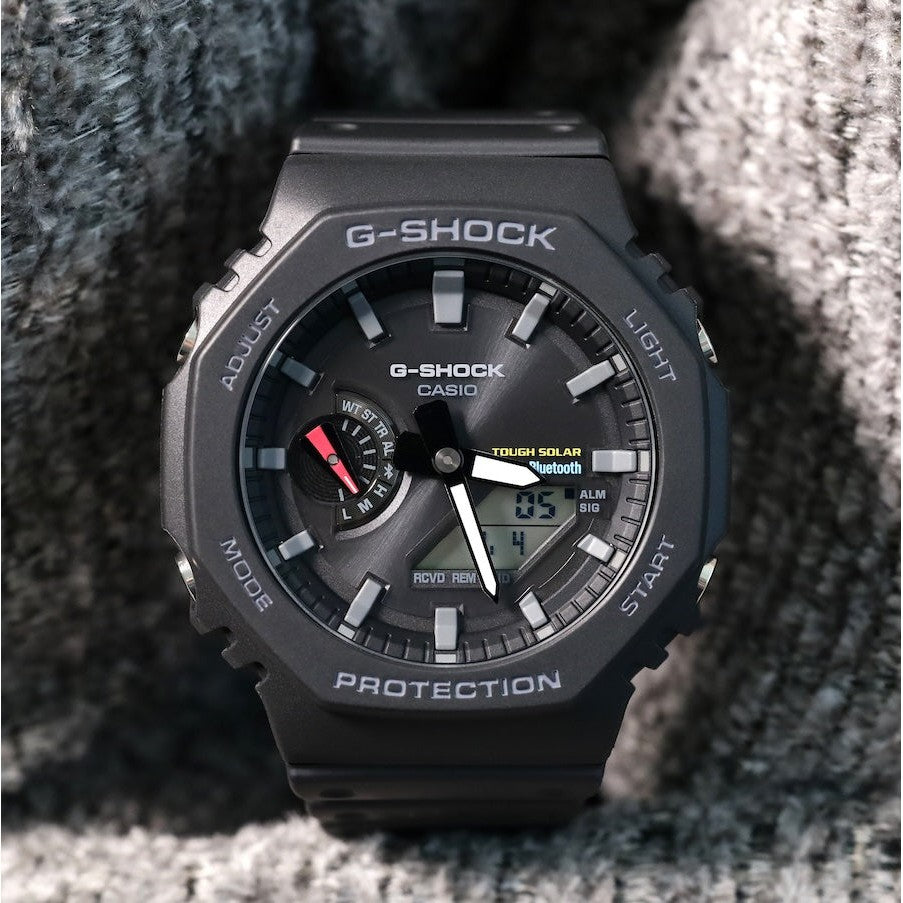 CASIO Men's G-SHOCK Tough Solar Bluetooth Watch GA-B2100 Solar Series