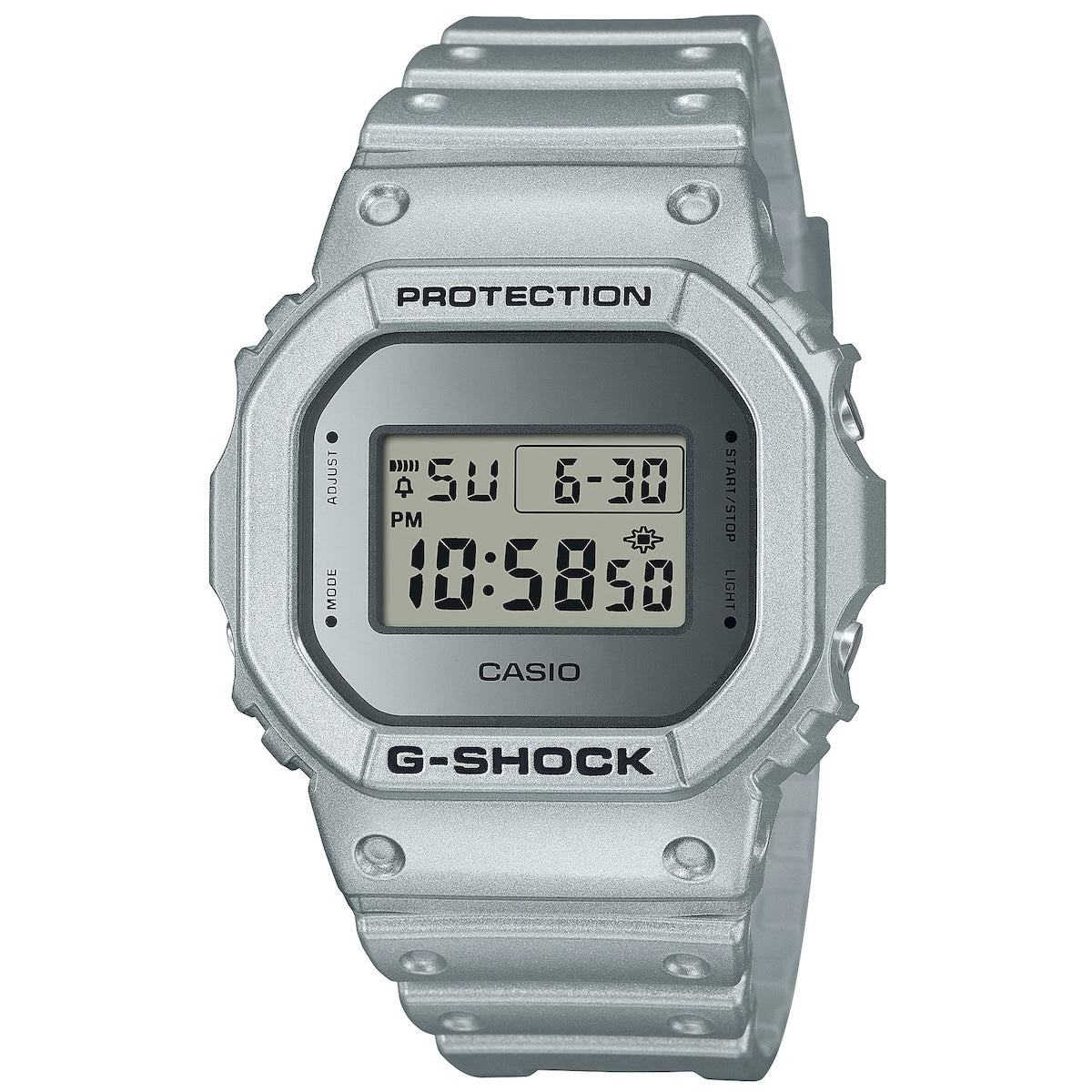 CASIO Men's G-SHOCK Digital Series Watch DW-5600FF-8ER Metallic Silver