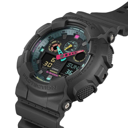 CASIO Men's G-Shock Watch GA-100MF Multi-Fluorescent