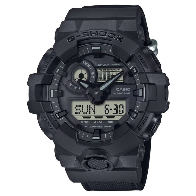 CASIO Men's G-Shock Nylon Strap Watch GA-700BCE-1AER