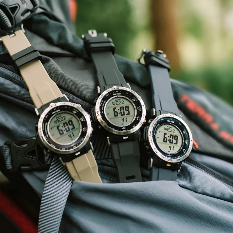 CASIO Men's Pro Trek Tough Solar Triple Sensor Watch PRW-30-1AER