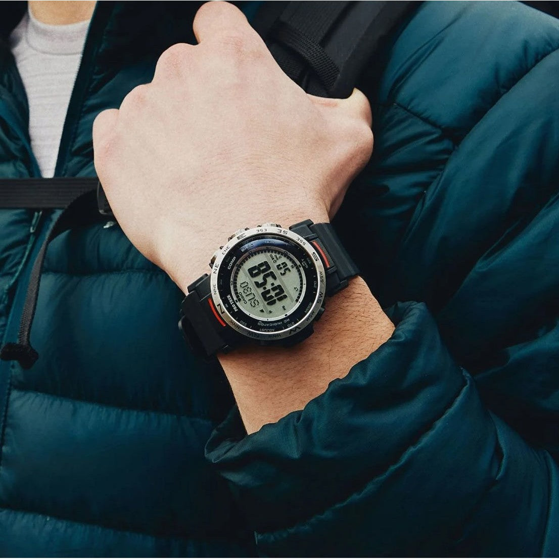 CASIO Men's Pro Trek Tough Solar Triple Sensor Watch PRW-35-1AER