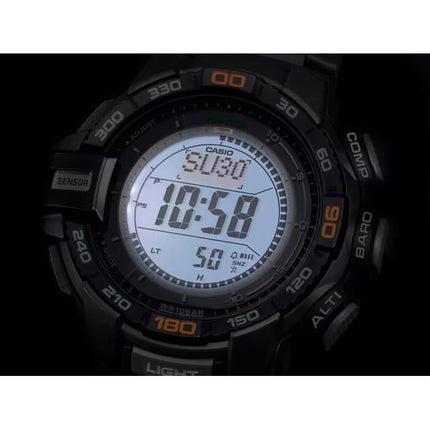 CASIO Men's Pro Trek PRG-270-1 Tough Solar Triple Sensor Multifunction Digital Sport Watch
