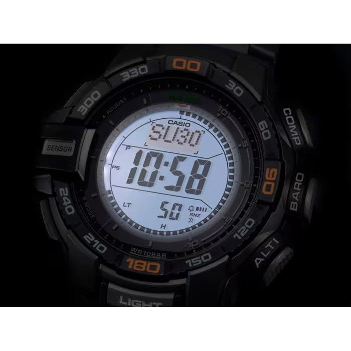 CASIO Men's Pro Trek PRG-270-1 Tough Solar Triple Sensor Multifunction Digital Sport Watch