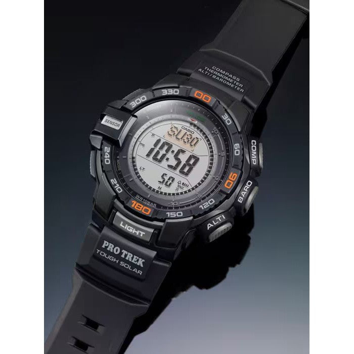 CASIO Men's Pro Trek PRG-270-1 Tough Solar Triple Sensor Multifunction Digital Sport Watch