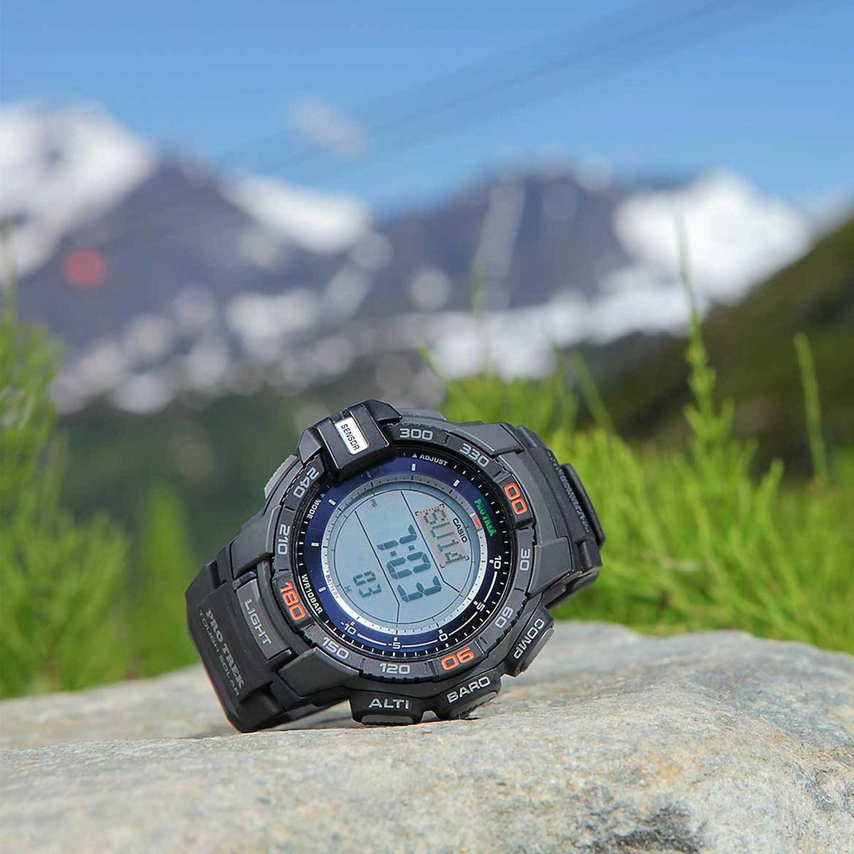 CASIO Men's Pro Trek PRG-270-1 Tough Solar Triple Sensor Multifunction Digital Sport Watch