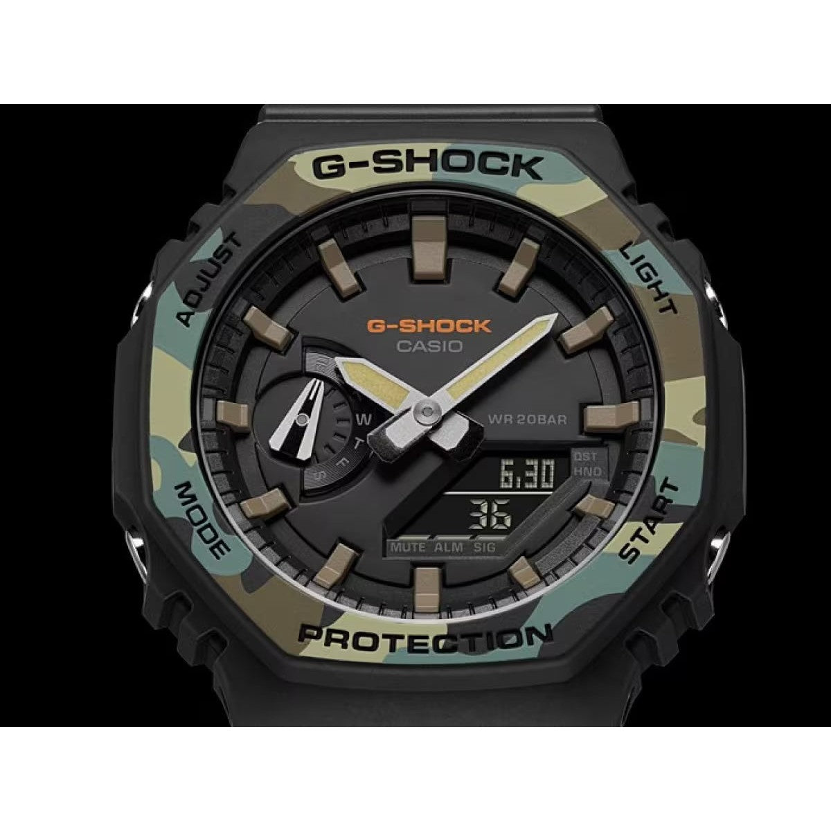 CASIO Men's G-Shock Watch GA-2100SU-1AER Camo