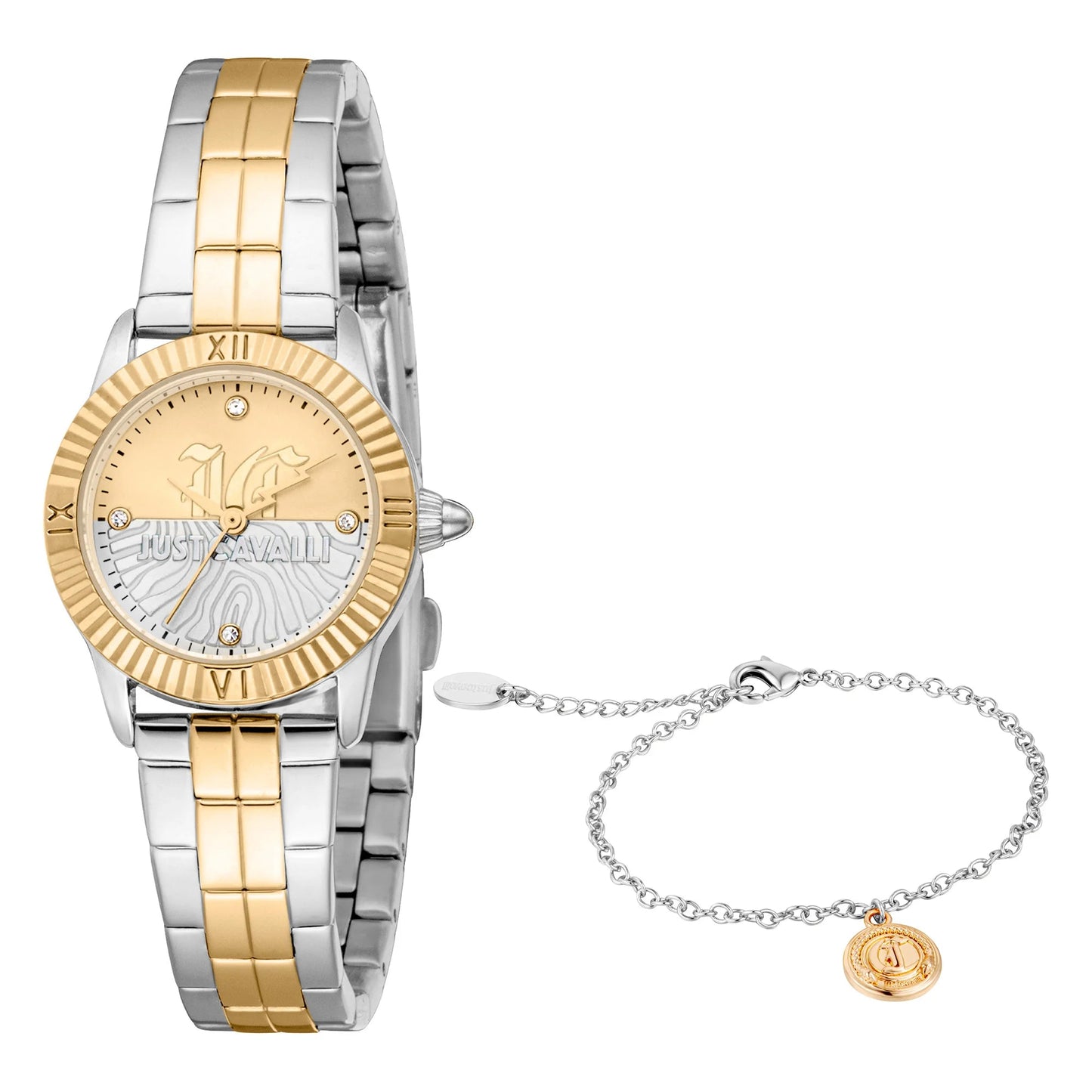 Just Cavalli SET Mini Raffinata Two Tones Yellow Gold image 0