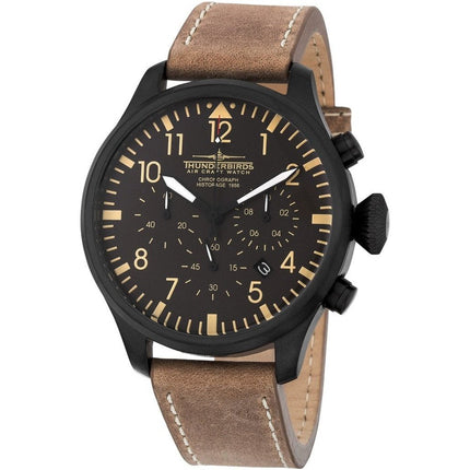 THUNDERBIRDS Men's Historage Chronograph Desert Tan Watch image 0