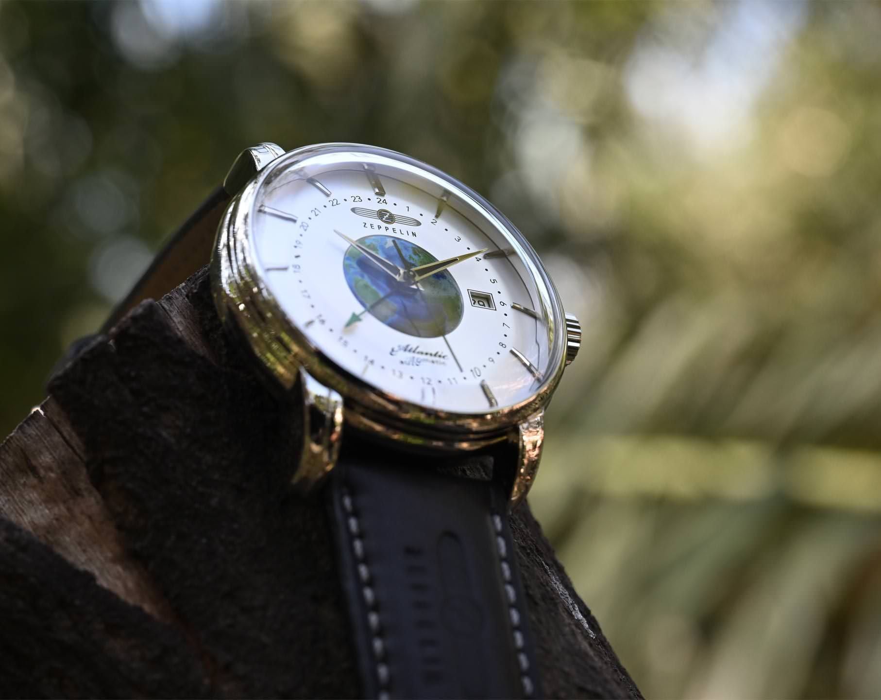 ZEPPELIN Atlantic Automatic GMT Date Watch Navy Blue 84681 image 4