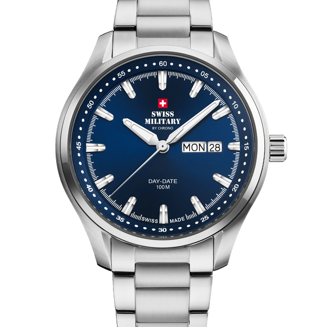 Swiss Military Classic Men’s Watch – Blue, Steel | SM34116.03 image 0