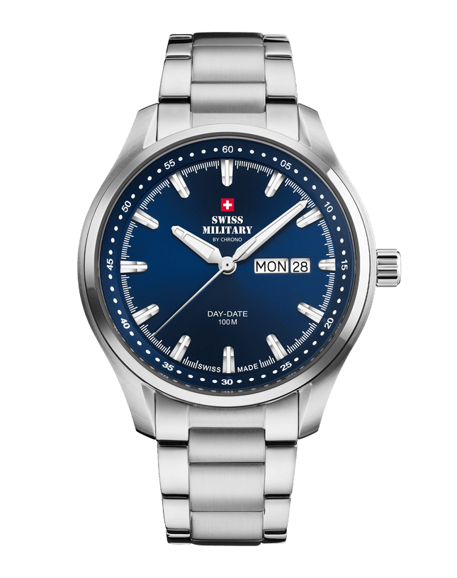Swiss Military Classic Men’s Watch – Blue, Steel | SM34116.03 image 0