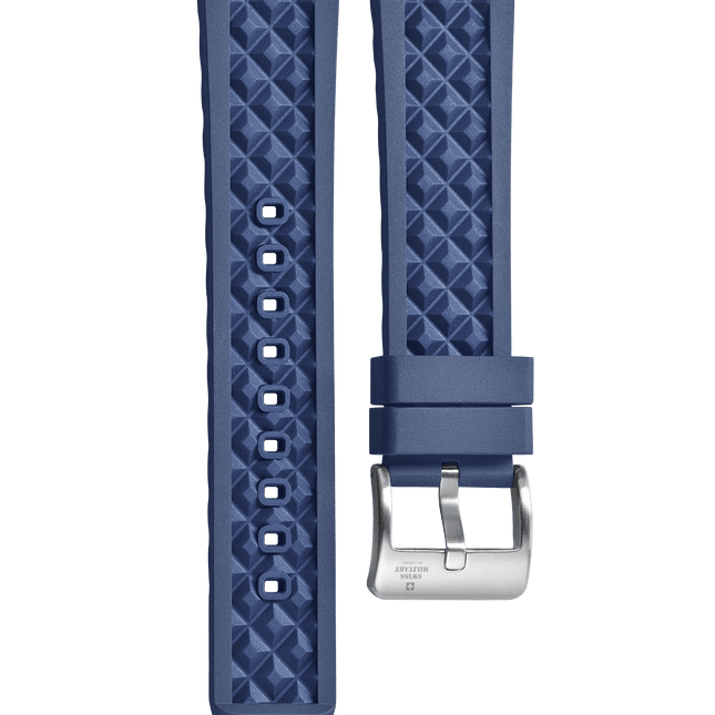 Swiss Military B.A14092.03 – Blue Rubber Strap image 0