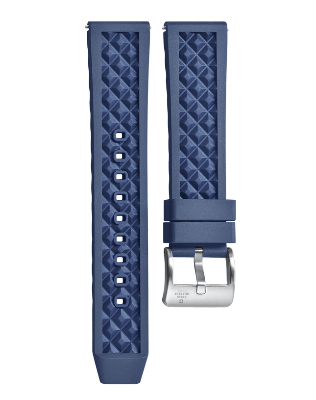 Swiss Military B.A14092.03 – Blue Rubber Strap image 0