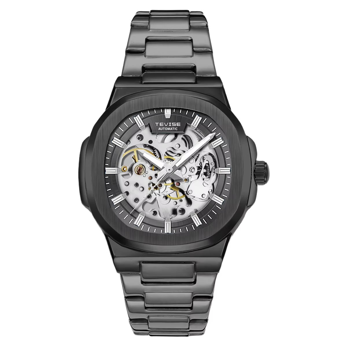 TEVISE El Ninio Skeleton Automatic Watch Black Edition image 0