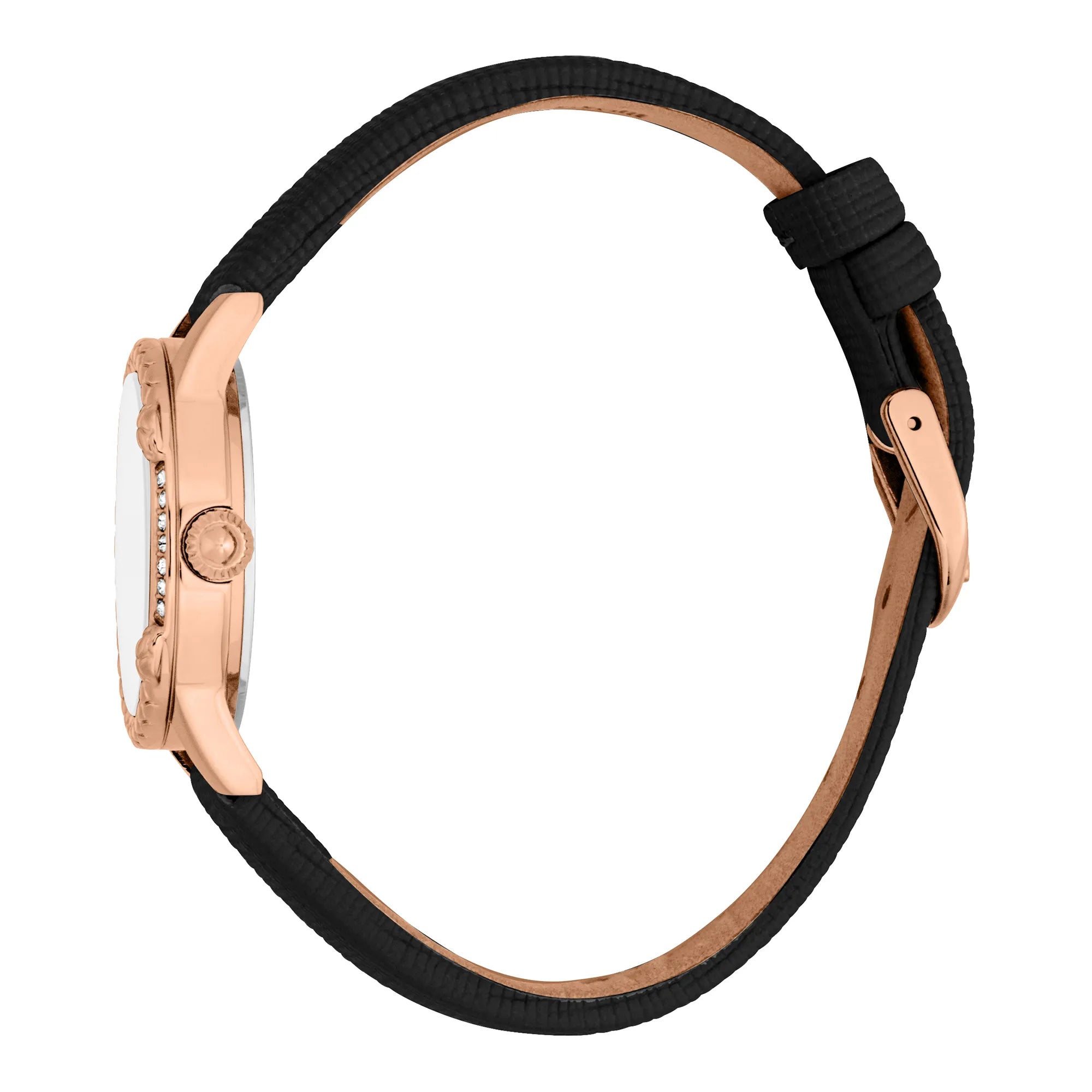 Just Cavalli Animalier Fiorenza Snake Leather Black RG Silver image 2