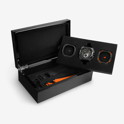 TSAR BOMBA Dark Matter 2 Carbon Fiber -Interchangeable Automatic Watch