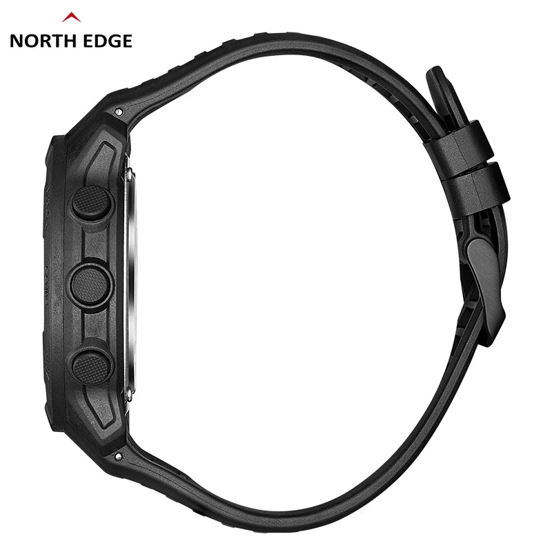 NORTH EDGE Tactical Vertico Carbon Fibre Watch Black image 2