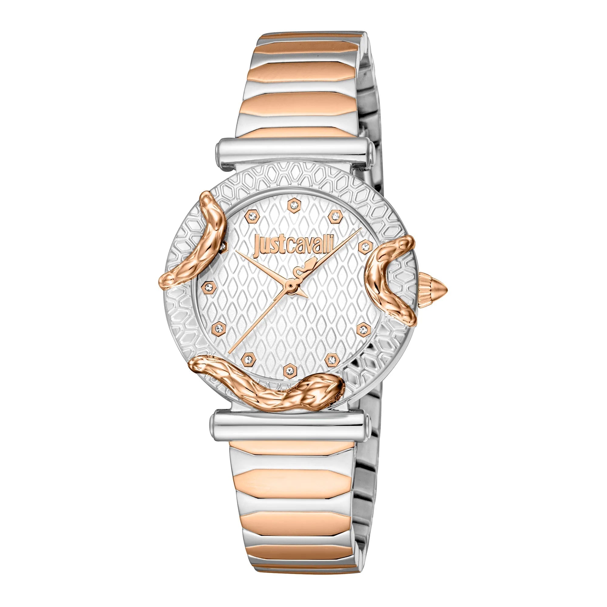 Just Cavalli Animalier Atrani Two Tones RG Silver image 0